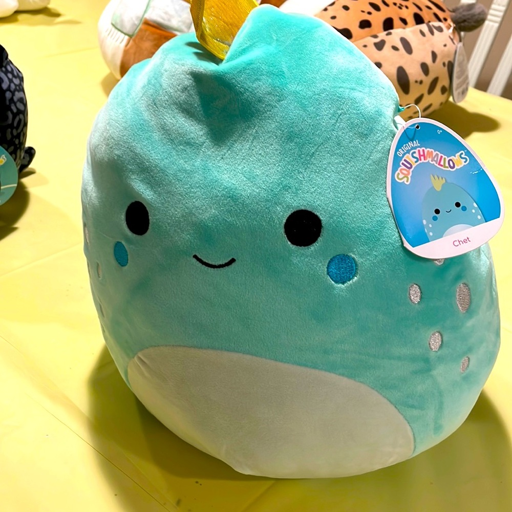 12 inch tag on squishmellow Chet